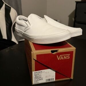 (SOLD)Vans Classic Slip-On Men’s Shoes - White